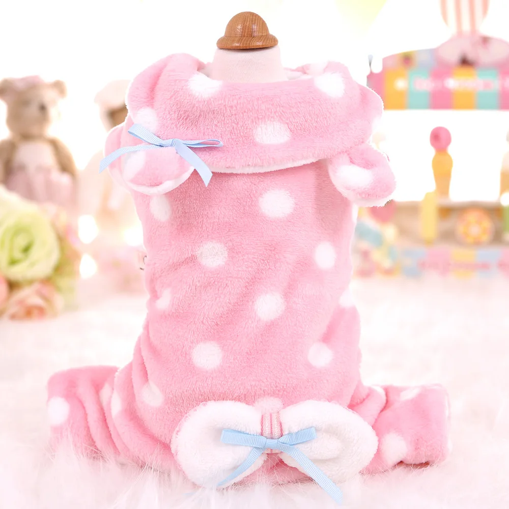 Small Dog Clothes Chihuahua Yorkshire Winter Clothing Pet Cat Puppy Flannel Jumpsuit Rabbit Style Warm Hooded Jacket Pink Dot
Small Dog Clothes Chihuahua Yorkshire Winter Clothing Pet Cat Puppy Flannel Jumpsuit Rabbit Style Warm Hooded Jacket Pink Dot