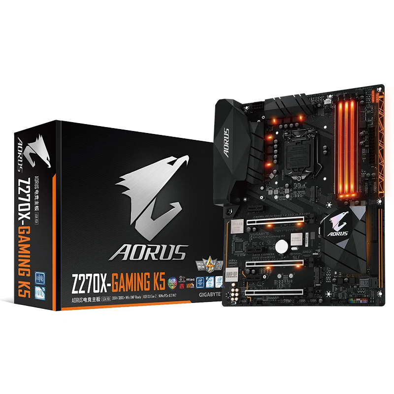 Для Gigabyte AORUS Z270X-Gaming K5 оригинальная новая настольная материнская плата Z270 LGA 1151 i3 i5