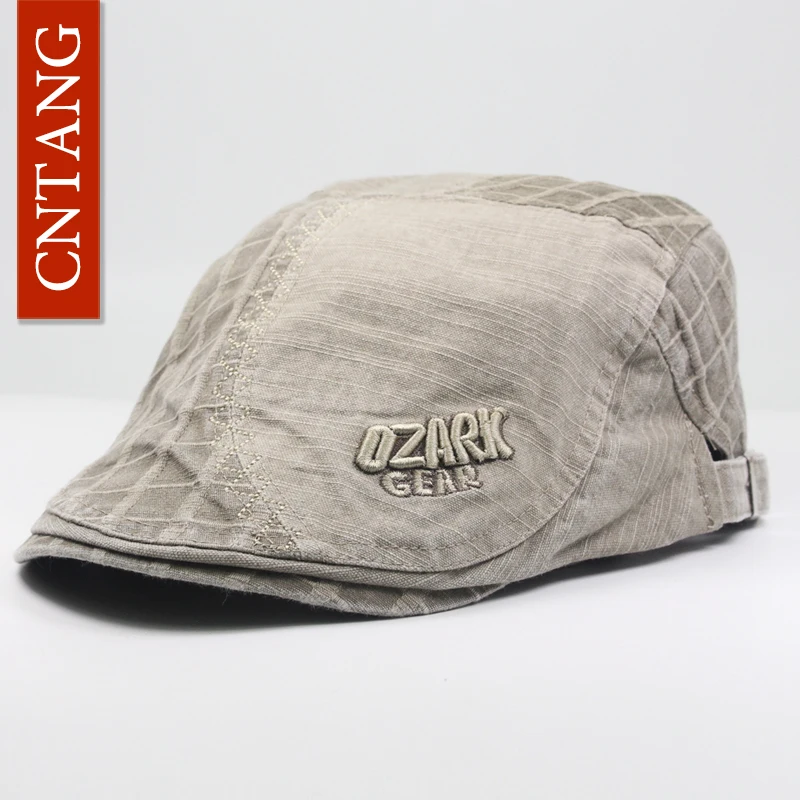 CNTANG 2018 Summer Men's Letter Retro Berets Casual Flat Hat Cotton Visor Caps For Men Fashion Vintage Flat Beret Adjustable
CNTANG 2018 Summer Men's Letter Retro Berets Casual Flat Hat Cotton Visor Caps For Men Fashion Vintage Flat Beret Adjustable