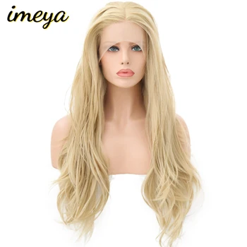 Imeya Water Wave Heat Resistant Hair Wigs Synthetic Lace Front Wig With Natural Hairline 150%Density Blonde Color
Imeya Water Wave Heat Resistant Hair Wigs Synthetic Lace Front Wig With Natural Hairline 150%Density Blonde Color
