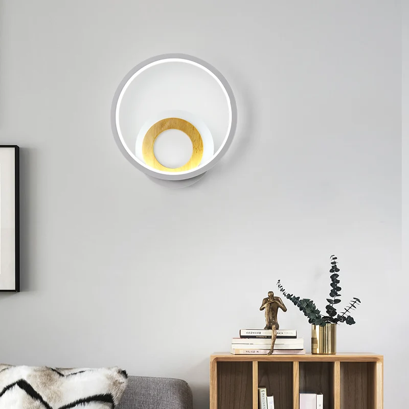 Modern led wall light white ring round square lights for bedroom living room bedside lighting home circular AC85-265V wall lamp
Modern led wall light white ring round square lights for bedroom living room bedside lighting home circular AC85-265V wall lamp