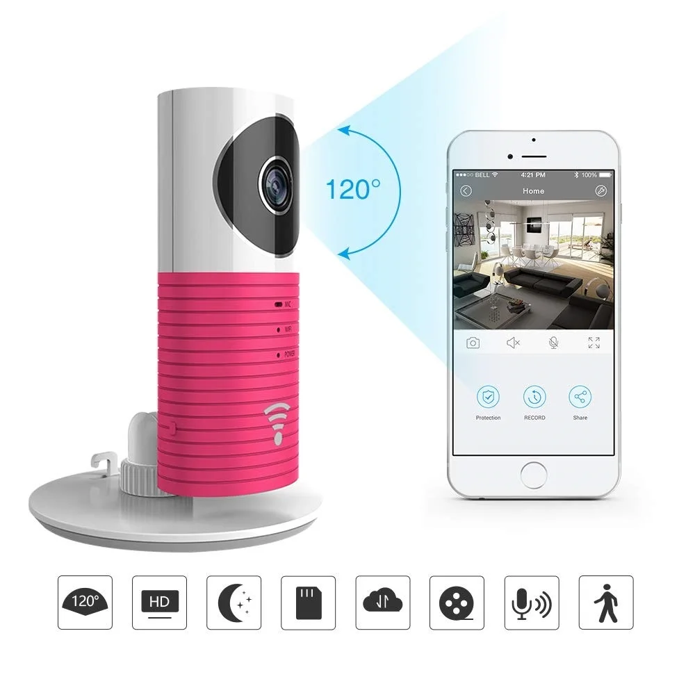 Clever Dog ip camera surveillance wifi 720P camera wifi IR Night Vision Intercom PIR Motion Sensor Baby Alarm 4 Colors Max 32GB
Clever Dog ip camera surveillance wifi 720P camera wifi IR Night Vision Intercom PIR Motion Sensor Baby Alarm 4 Colors Max 32GB