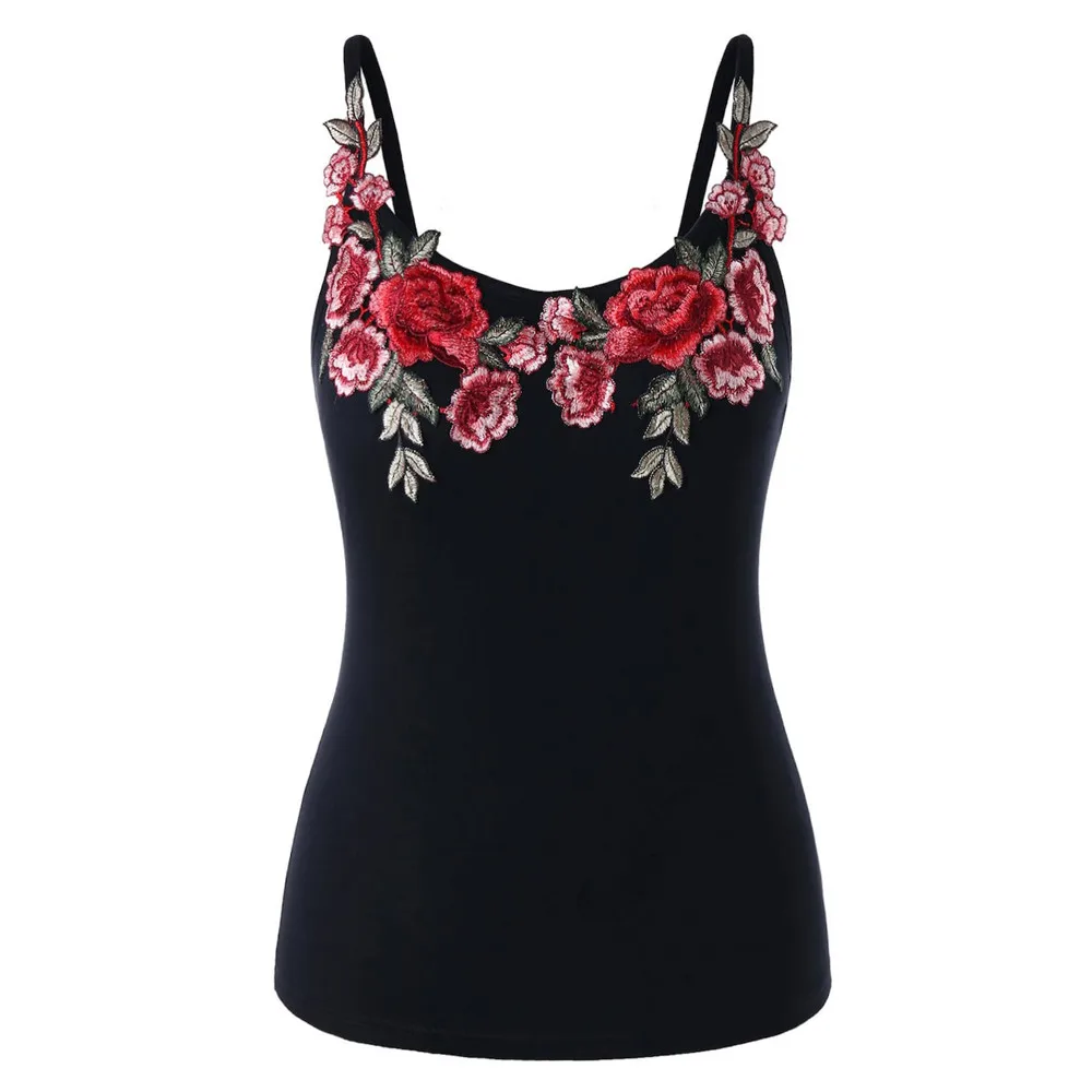 Women Summer Sleeveless Tank Tops O-Neck Fashion Casual Party Beach Fashion Sexy Womens Plus Size Rose Embroidery Tank Tops #610
Women Summer Sleeveless Tank Tops O-Neck Fashion Casual Party Beach Fashion Sexy Womens Plus Size Rose Embroidery Tank Tops #610