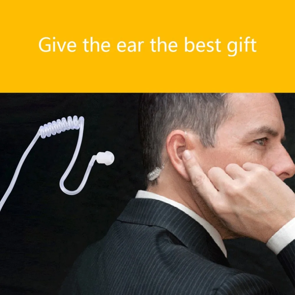 Button Single Listening Air Duct 3.5mm Button Single Listening Air Duct Straight Line Headset With Walkie-talkie Microphone
Button Single Listening Air Duct 3.5mm Button Single Listening Air Duct Straight Line Headset With Walkie-talkie Microphone