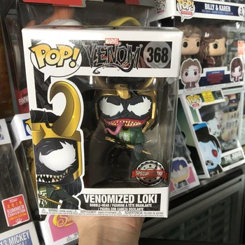 

Exclusive FUNKO POP Official Marvel: Venom - Venomized Loki Vinyl Action Figure Collectible Model Toy with Original Box