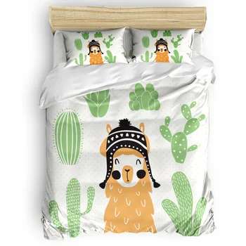 Cartoon Cute Lama Cactus 3 Piece Bedding Sets 4 Pcs Bedding Sets California King The Lovers' Day New Year's Day Christmas Day F
Cartoon Cute Lama Cactus 3 Piece Bedding Sets 4 Pcs Bedding Sets California King The Lovers' Day New Year's Day Christmas Day F
