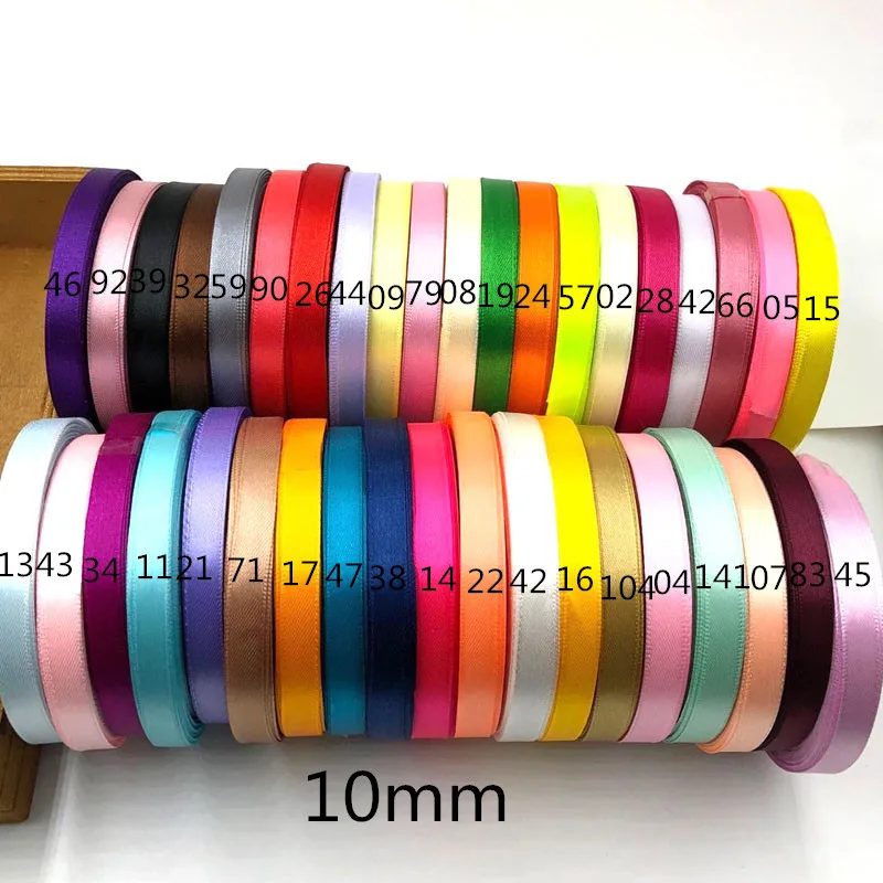 10mm 25 Yards Silk Satin Ribbon , Wedding decorative ribbons, gift wrap, DIY handmade materials A
10mm 25 Yards Silk Satin Ribbon , Wedding decorative ribbons, gift wrap, DIY handmade materials A