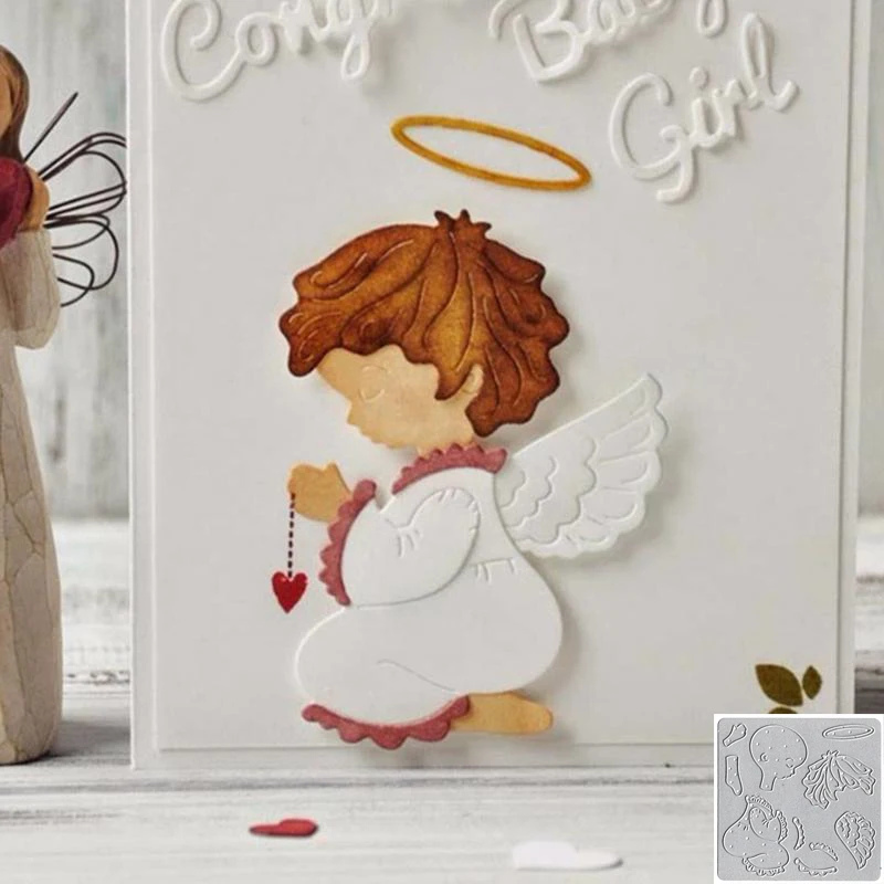 Angel Praying Girl Metal Cutting Die Stencils Template for Scrapbooking DIY Paper Album Cards Gift Decor Knife Craft Die Cuts
Angel Praying Girl Metal Cutting Die Stencils Template for Scrapbooking DIY Paper Album Cards Gift Decor Knife Craft Die Cuts