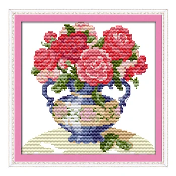 Joy Sunday crossstitch diy The peony vase basket DMC14CT11CTcottonfabric livingroom shop hotel home painting factory wholesale
Joy Sunday crossstitch diy The peony vase basket DMC14CT11CTcottonfabric livingroom shop hotel home painting factory wholesale
