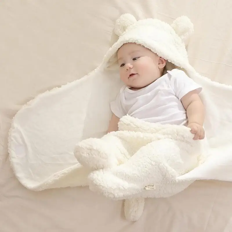 Newborn Swaddle Warp of AUutumn Winter Baby Straddle Thickened And Wrapped By Infant Lamb Scarf Sleepsack Stroller Cover Play Ma
Newborn Swaddle Warp of AUutumn Winter Baby Straddle Thickened And Wrapped By Infant Lamb Scarf Sleepsack Stroller Cover Play Ma