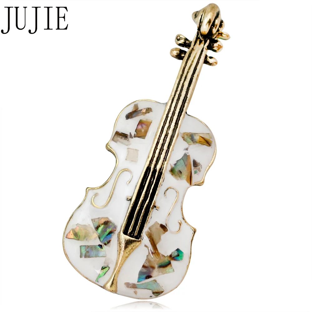 JUJIE Vintage Violin Brooches For Women 2018 Shell Instrument Lapel Pins Fashion Jewelry Accessories Gift Unisex Gifts
JUJIE Vintage Violin Brooches For Women 2018 Shell Instrument Lapel Pins Fashion Jewelry Accessories Gift Unisex Gifts