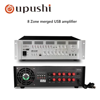 1200W Big Power Amplifier For PA System 220V USB 8 Zone Control Mixer Amplifiers
1200W Big Power Amplifier For PA System 220V USB 8 Zone Control Mixer Amplifiers