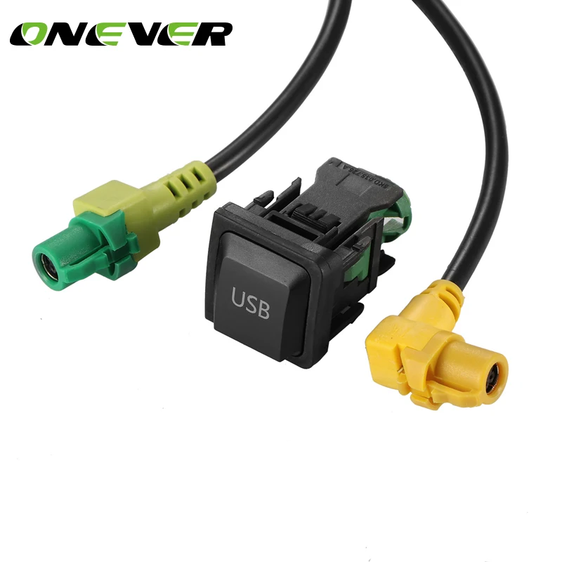 Onever AUX USB Switch Cable for VW RNS315 RCD510 Magotan L POLO Touran Cable Hardness Black Extend Cable
Onever AUX USB Switch Cable for VW RNS315 RCD510 Magotan L POLO Touran Cable Hardness Black Extend Cable