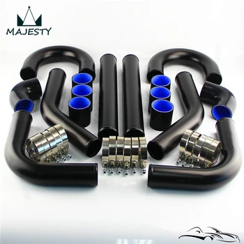 2" 51mm Aluminum Universal Intercooler Turbo Piping pipe + 2pcs 90 degree + 6 Straight Hose T-Clamps Kit
2" 51mm Aluminum Universal Intercooler Turbo Piping pipe + 2pcs 90 degree + 6 Straight Hose T-Clamps Kit