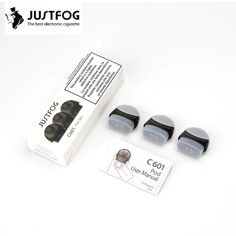 3/6/9/12/15/30/60 pcs Original Justfog C601 pod for justfog C601 starter kit 1.7ml capacity top refill pod cartridge
3/6/9/12/15/30/60 pcs Original Justfog C601 pod for justfog C601 starter kit 1.7ml capacity top refill pod cartridge