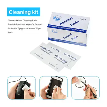 100PCS Screen Cleaning Disinfection Cotton Glasses Wipes Cleaning Pads Scratch Resistant Protector Eyeglass Cleaner Wipe Pads
100PCS Screen Cleaning Disinfection Cotton Glasses Wipes Cleaning Pads Scratch Resistant Protector Eyeglass Cleaner Wipe Pads