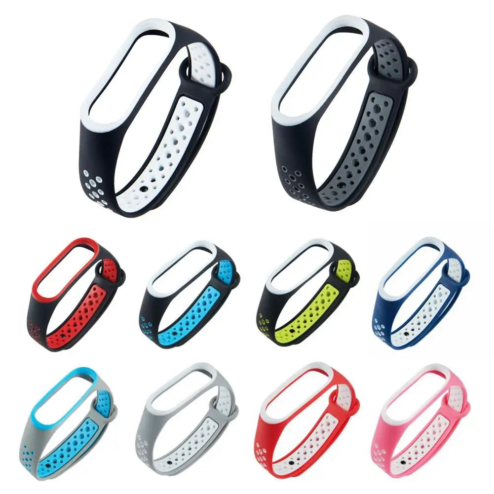 Dual Color Silicone Wristband Watch Band Strap For Xiaomi 4/3 MiBand 4 Mi Band 4 MiBand 3 Smart Bracelet
Dual Color Silicone Wristband Watch Band Strap For Xiaomi 4/3 MiBand 4 Mi Band 4 MiBand 3 Smart Bracelet