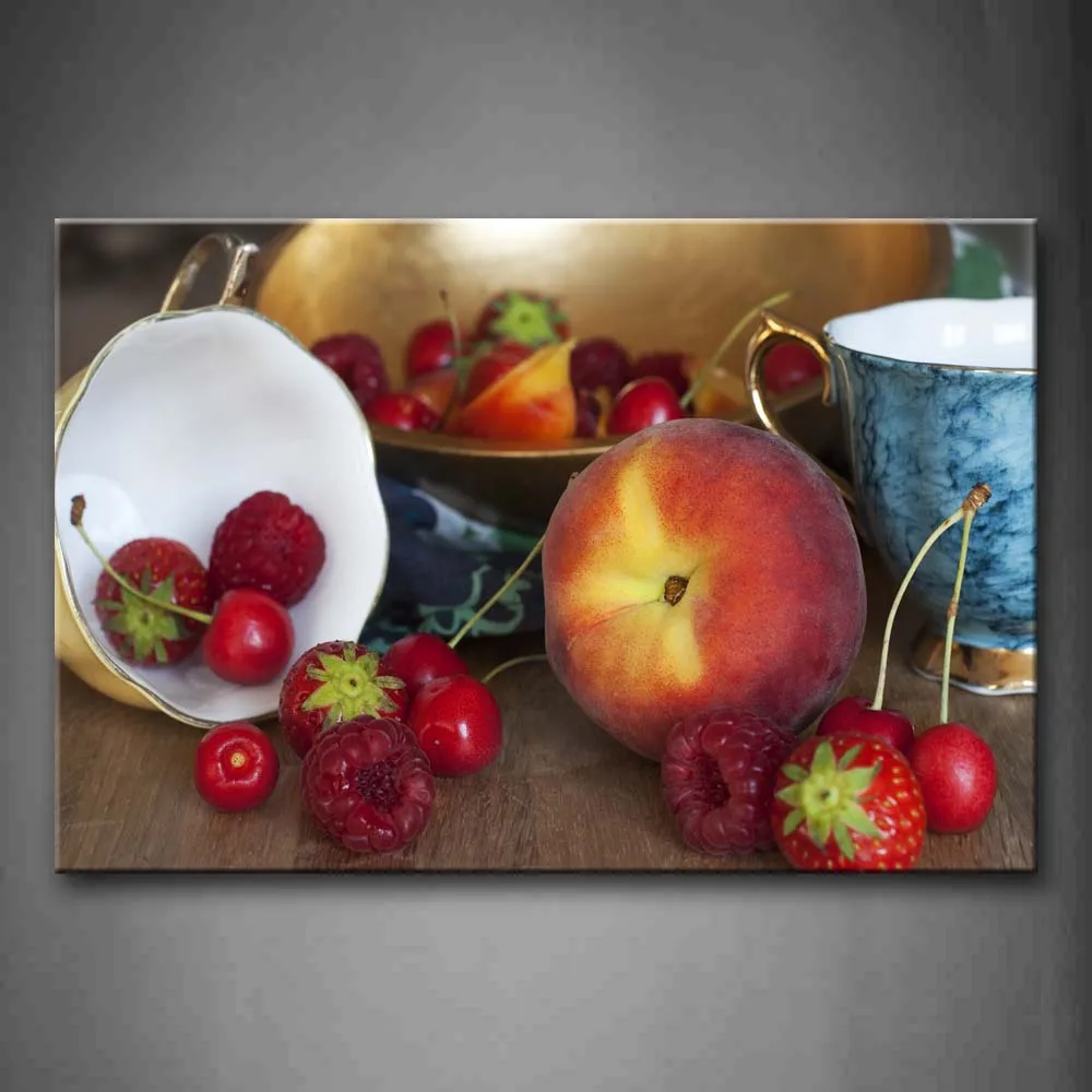 Framed Wall Art Pictures Fruit Bowl Cup Canvas Print Food Poster With Wooden Frame For Home Living Room And Office Decor
Framed Wall Art Pictures Fruit Bowl Cup Canvas Print Food Poster With Wooden Frame For Home Living Room And Office Decor