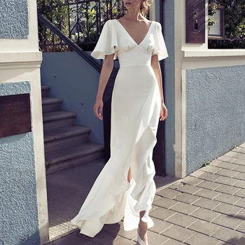 Runway Designer Women 2019 Summer Long Dress Elegant Sexy V Neck Backless White Maxi Dress Irregular Ruffles Party Club Vestidos
Runway Designer Women 2019 Summer Long Dress Elegant Sexy V Neck Backless White Maxi Dress Irregular Ruffles Party Club Vestidos