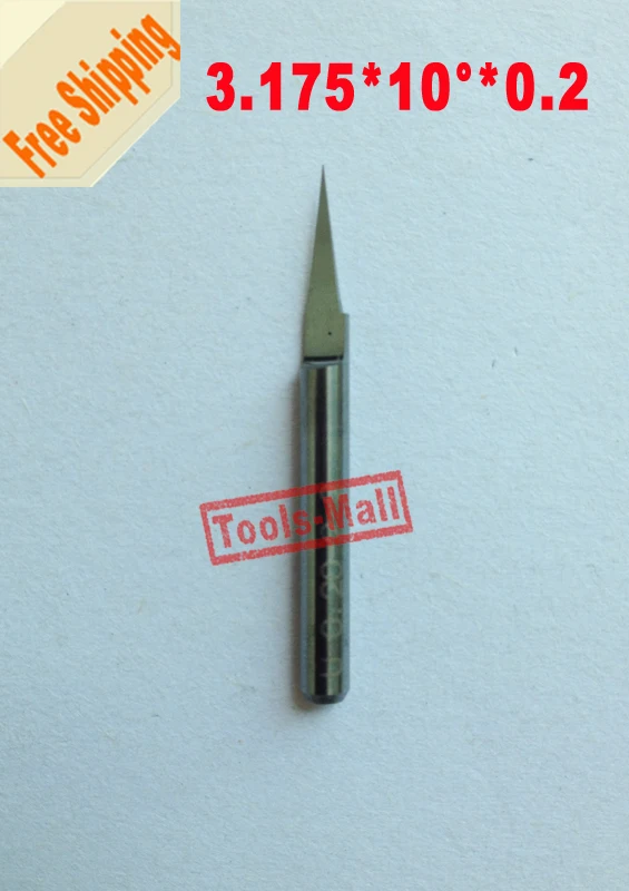 10 pcs 10 Degree 0.2mm Tip 3.175mm Carbide end Mill Milling cutter Engraving Tool Bit CNC Router Bit Tool PCB PVC Engraving Bit
10 pcs 10 Degree 0.2mm Tip 3.175mm Carbide end Mill Milling cutter Engraving Tool Bit CNC Router Bit Tool PCB PVC Engraving Bit