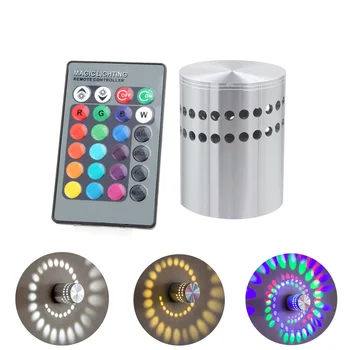 Remote Control RGB LED Wall Lamps Metal Wall Light sconce Karaoke Bedroom Lamp Wall Lights for home living room decoration
Remote Control RGB LED Wall Lamps Metal Wall Light sconce Karaoke Bedroom Lamp Wall Lights for home living room decoration