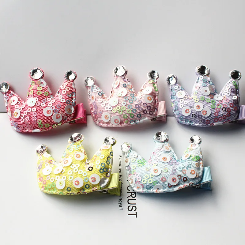 20pc/lot Synthetic Leather Kids Crown Squin Hairpin Shinning Hair Korean Girls Hair Barrettes Crystal Glitter Leather Felt Clips
20pc/lot Synthetic Leather Kids Crown Squin Hairpin Shinning Hair Korean Girls Hair Barrettes Crystal Glitter Leather Felt Clips