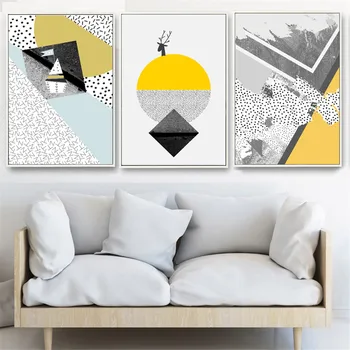 Nordic Poster Abstract Deer Yellow Gray Geometric Posters And Prints Wall Pictures For Living Room Wall Art Paintings Unframed
Nordic Poster Abstract Deer Yellow Gray Geometric Posters And Prints Wall Pictures For Living Room Wall Art Paintings Unframed