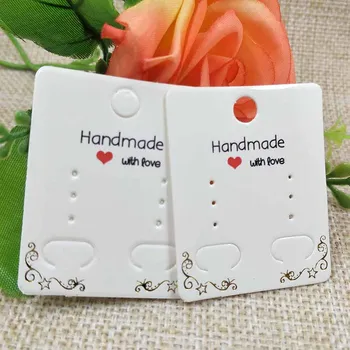 200pcs 2018 New DIY Hot Sale Earring Card 4X5CM New Style Handmade Earring Card &Golden Foil Design White/Kraft Earring Card 
200pcs 2018 New DIY Hot Sale Earring Card 4X5CM New Style Handmade Earring Card &Golden Foil Design White/Kraft Earring Card