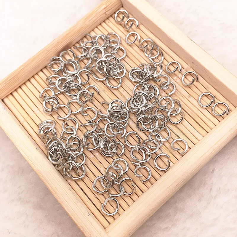 4/5/6mm Jump Ring Single Loop Open dull silver Jump Rings Split Rings for Jewelry Necklace Bracelet Chain Connector Findings
4/5/6mm Jump Ring Single Loop Open dull silver Jump Rings Split Rings for Jewelry Necklace Bracelet Chain Connector Findings