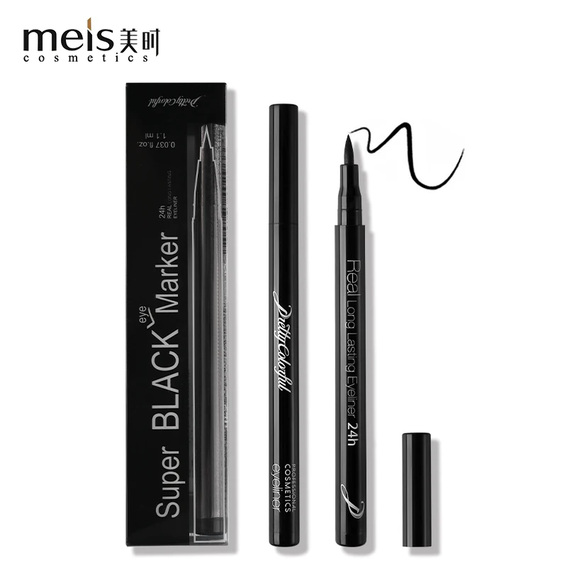 Meis Pro Waterproof 24H Lasting Black Eyeliner Pencil Liquid Silky Eye Liner Japan Imported Sponge Head Quick Dry Cosmetics Tool
Meis Pro Waterproof 24H Lasting Black Eyeliner Pencil Liquid Silky Eye Liner Japan Imported Sponge Head Quick Dry Cosmetics Tool