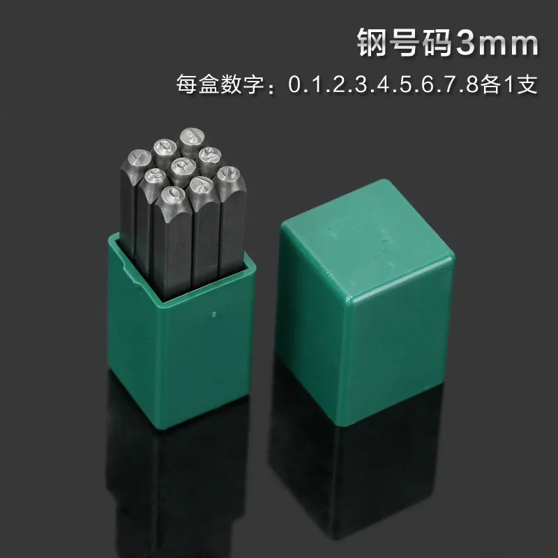3-10MM number 0-8 Steel Section Figure Symbol Number Stamped Punch Leather Printing Tool Set
3-10MM number 0-8 Steel Section Figure Symbol Number Stamped Punch Leather Printing Tool Set