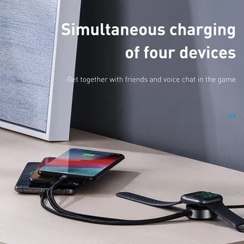 Baseus for Apple Watch USB Cable Charger for iPhone X USB Type C and Micro USB Charging Cable 4in1 Cable for iWatch Charger
Baseus for Apple Watch USB Cable Charger for iPhone X USB Type C and Micro USB Charging Cable 4in1 Cable for iWatch Charger