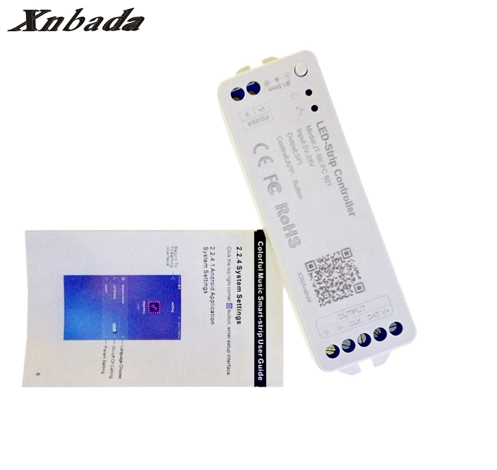 Led Strip Controller WS2811 WS2812 TM1914 TM1934 UCS1903 TM1804 SK6812 Controlled By Smart Phone APP With Music Mode DC5-24V
Led Strip Controller WS2811 WS2812 TM1914 TM1934 UCS1903 TM1804 SK6812 Controlled By Smart Phone APP With Music Mode DC5-24V