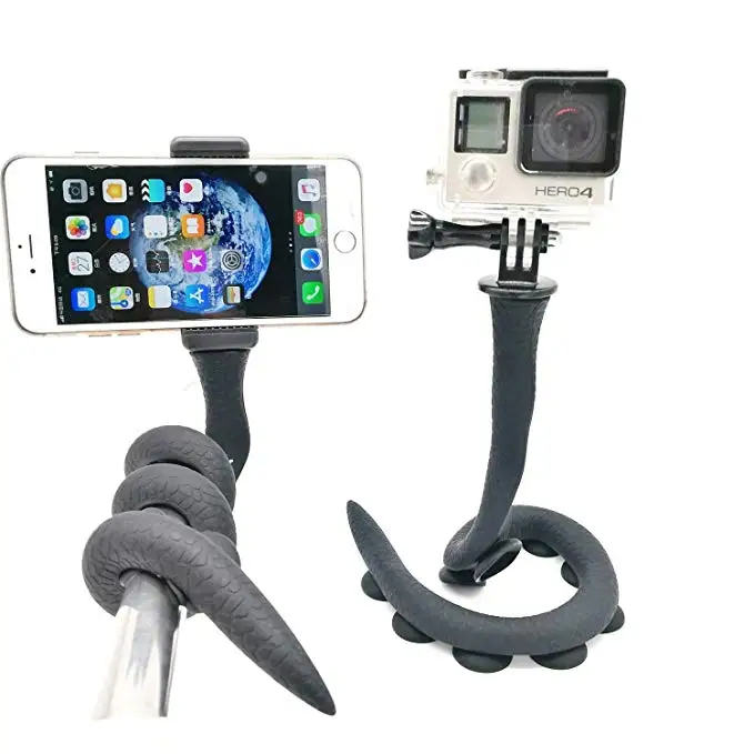 Flexible Smartphone Selfie Stick Lazy Snake Phone Pod Camera Tripod Mount with Ball Head Suction Cup Pad for Gopro SJCAM
Flexible Smartphone Selfie Stick Lazy Snake Phone Pod Camera Tripod Mount with Ball Head Suction Cup Pad for Gopro SJCAM