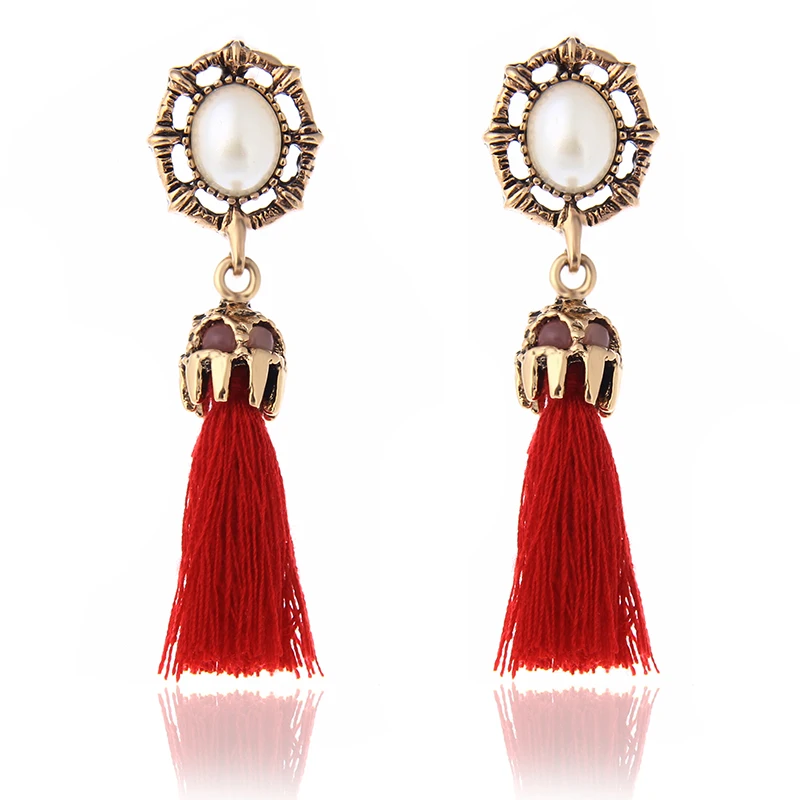 Simple Simulated Pearl Tassel Long Earrings For Women Bijoux 2017 New Jewelry Red Black Grey Pendant Earings Jewelry e0232
Simple Simulated Pearl Tassel Long Earrings For Women Bijoux 2017 New Jewelry Red Black Grey Pendant Earings Jewelry e0232