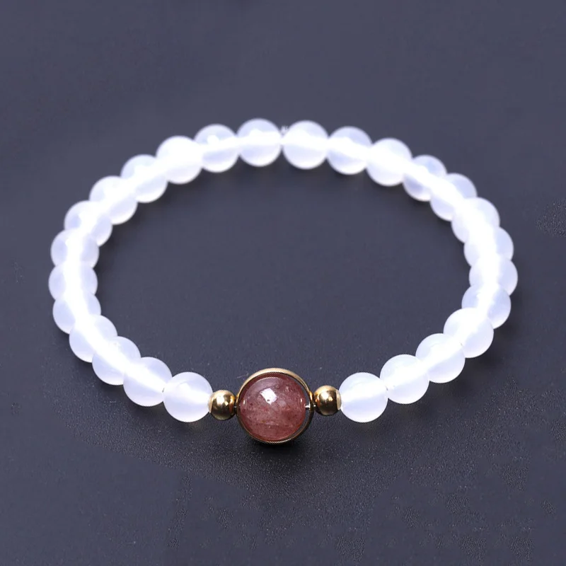 NAPOLN Natural Stone Bracelets For Women 2019 Lucky Bead Bracelet Luxury Strawberry Quartz Beads Attend Party Dropshipping
NAPOLN Natural Stone Bracelets For Women 2019 Lucky Bead Bracelet Luxury Strawberry Quartz Beads Attend Party Dropshipping