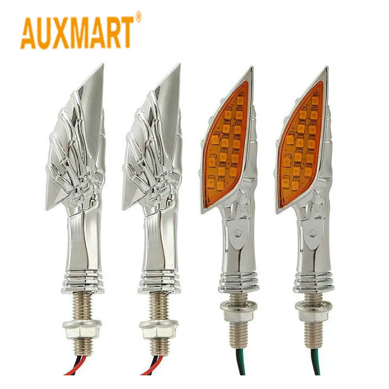 Auxmart 2 мотоцикл указатели поворота светодио дный светодиодный мигалка Индикатор череп руки Янтарный для Honda, Yamaha Suzuki Kawasaki Ducati
Auxmart 2 мотоцикл указатели поворота светодио дный светодиодный мигалка Индикатор череп руки Янтарный для Honda, Yamaha Suzuki Kawasaki Ducati