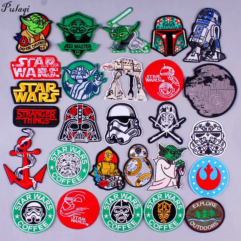 Pulaqi Star Wars Patch Iron On Patches For Clothing Embroidery Patches On Clothes Punk Style Stickers DIY Appliques Stripes H
Pulaqi Star Wars Patch Iron On Patches For Clothing Embroidery Patches On Clothes Punk Style Stickers DIY Appliques Stripes H