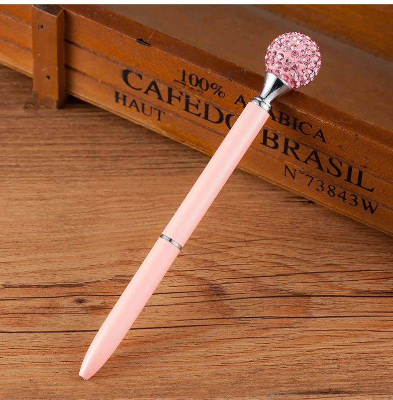 Kawaii Crystal Ball Pens Ballpen Fashion Girl 19 Carat Large Diamond Ballpoint Pens Pens For School Stationery Office Supplies 14