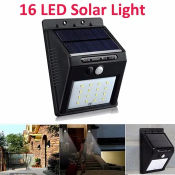 2PCS 16-LEDs Outdoor Solar Power Panel Wall Lamp PIR Solar Motion Sensor Luminaries Solar Light For Garedn Decoration
2PCS 16-LEDs Outdoor Solar Power Panel Wall Lamp PIR Solar Motion Sensor Luminaries Solar Light For Garedn Decoration