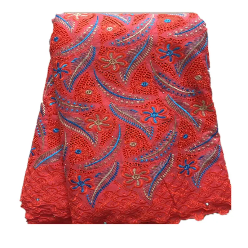 Coral Red 2018 Nigerian Lace Fabrics For Wedding Party 100% Cotton African Big Swiss Voile Lace High Quality In Switzerland
Coral Red 2018 Nigerian Lace Fabrics For Wedding Party 100% Cotton African Big Swiss Voile Lace High Quality In Switzerland