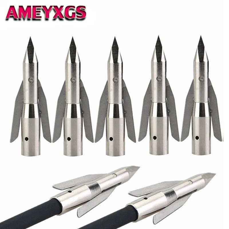 3/6/12Pcs 288Gr Archery Bow Fishing Arrowheads Point Bowfishing 2 Blades Broadheads Tips Outdoor Hunting Shooting Accessories
3/6/12Pcs 288Gr Archery Bow Fishing Arrowheads Point Bowfishing 2 Blades Broadheads Tips Outdoor Hunting Shooting Accessories