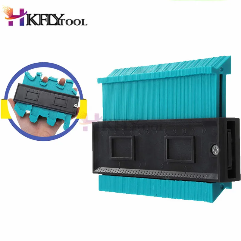 5inch Contour Profile Gauge Tiling Laminate Tiles Edge Shaping Wood Measure Ruler ABS Contour Gauge Duplicator
5inch Contour Profile Gauge Tiling Laminate Tiles Edge Shaping Wood Measure Ruler ABS Contour Gauge Duplicator