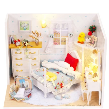 DIY 3D Building Dollhouse Creative Toys Lovely Princess Miniature Assemble Kits with Funitures For Child Festival Handmade Gifts
DIY 3D Building Dollhouse Creative Toys Lovely Princess Miniature Assemble Kits with Funitures For Child Festival Handmade Gifts