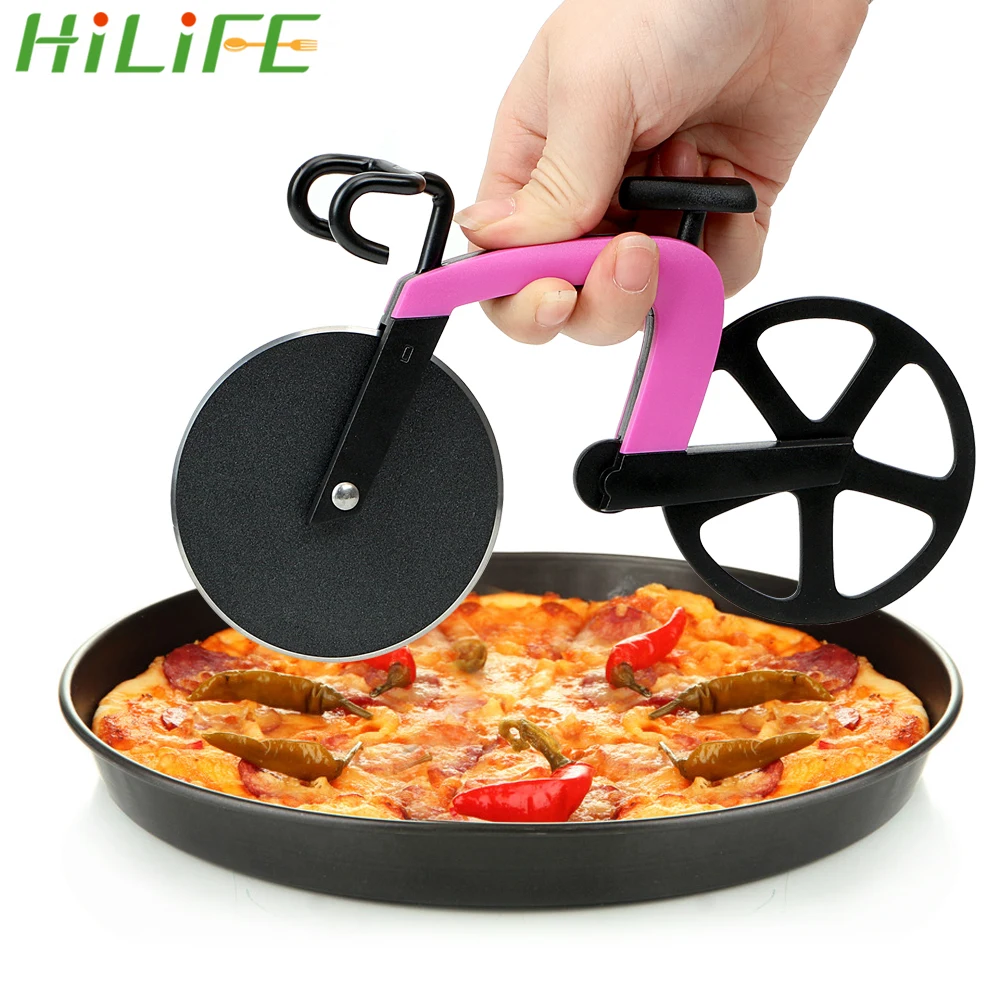 HILIFE Bicycle Shape Pizza Cutter Bakeware Stainless Steel Pizza Knife Pastry Pasta Dough Baking Tools Home Kitchen Accessories
HILIFE Bicycle Shape Pizza Cutter Bakeware Stainless Steel Pizza Knife Pastry Pasta Dough Baking Tools Home Kitchen Accessories