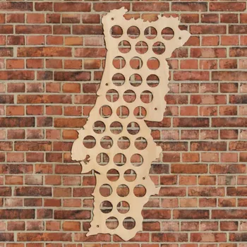 1Piece Wooden Craft Maps Of Portugal Beer Caps Maps Wall Mounted Decorative Map Personality Home Bar Indoor Decor
1Piece Wooden Craft Maps Of Portugal Beer Caps Maps Wall Mounted Decorative Map Personality Home Bar Indoor Decor