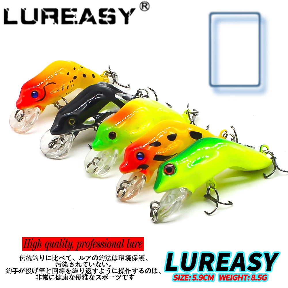 Water Surface Lei Frog Bait 5.9 cm 8.8g Fishing Bait Shallow Sea Attract Crank Swing High Quality boat fishing sea fishing fish
Water Surface Lei Frog Bait 5.9 cm 8.8g Fishing Bait Shallow Sea Attract Crank Swing High Quality boat fishing sea fishing fish