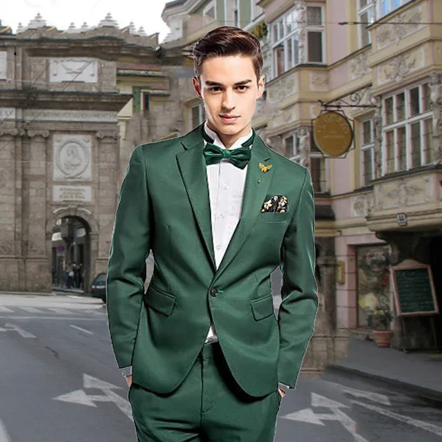 Green man suit for wedding satin custom slim fit business male man classic jacket blazer hombre tuxedos smart casual 2 piece
Green man suit for wedding satin custom slim fit business male man classic jacket blazer hombre tuxedos smart casual 2 piece