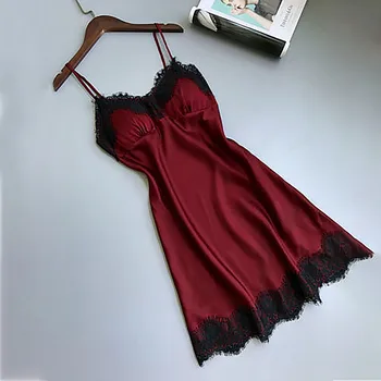 Qin402# new fashion Women Sleepwear Sleeveless Strap Nightwear Lace Trim Satin Cami Top Sets
Qin402# new fashion Women Sleepwear Sleeveless Strap Nightwear Lace Trim Satin Cami Top Sets