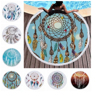 Indian Style Round Beach Towels 150CM Microfiber Large Dreamcatcher Bath Towel Blanket With Tassels Picnic Yoga Mat Home Decor
Indian Style Round Beach Towels 150CM Microfiber Large Dreamcatcher Bath Towel Blanket With Tassels Picnic Yoga Mat Home Decor